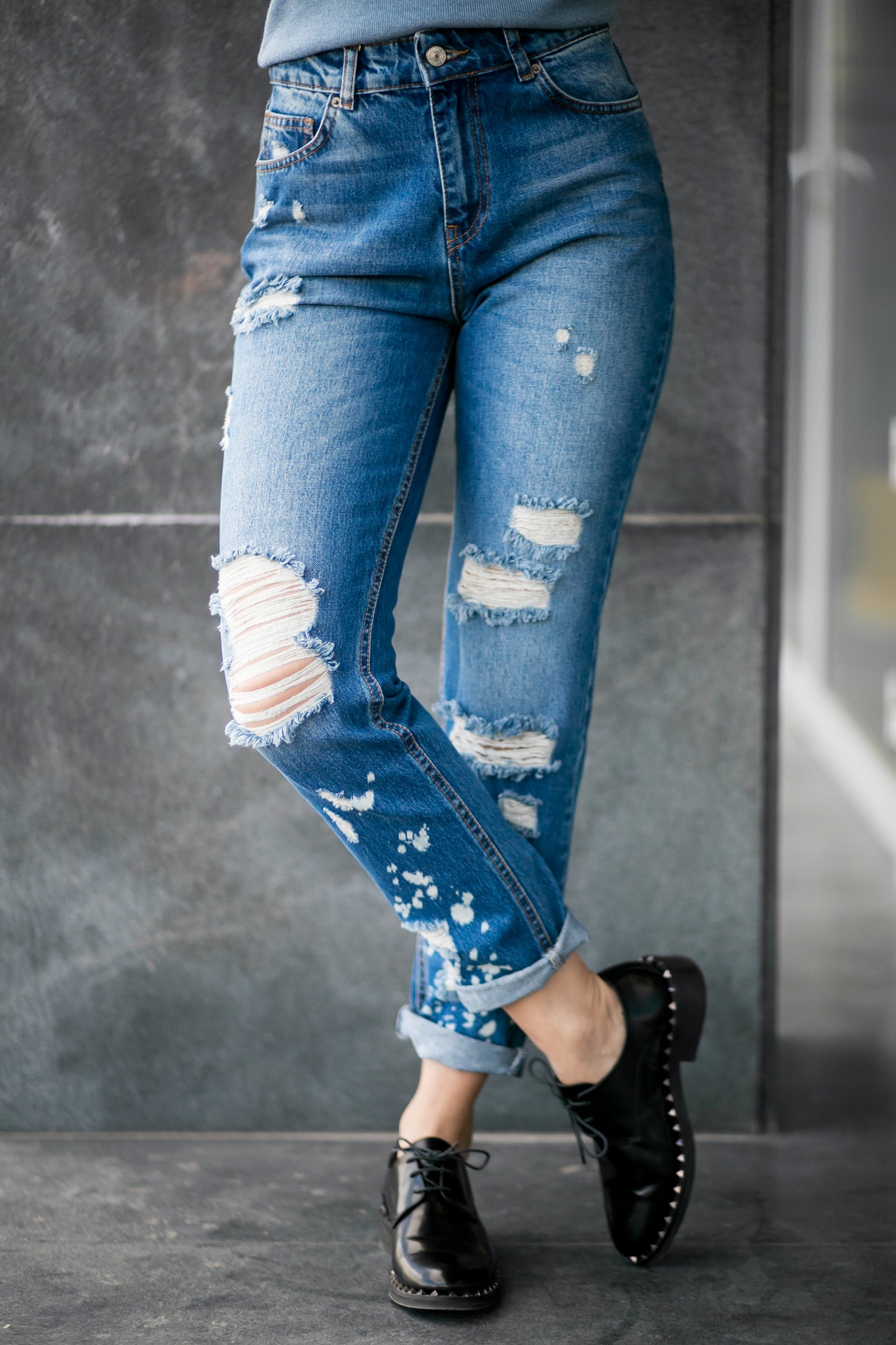 Distressed Denim Jeans for Women